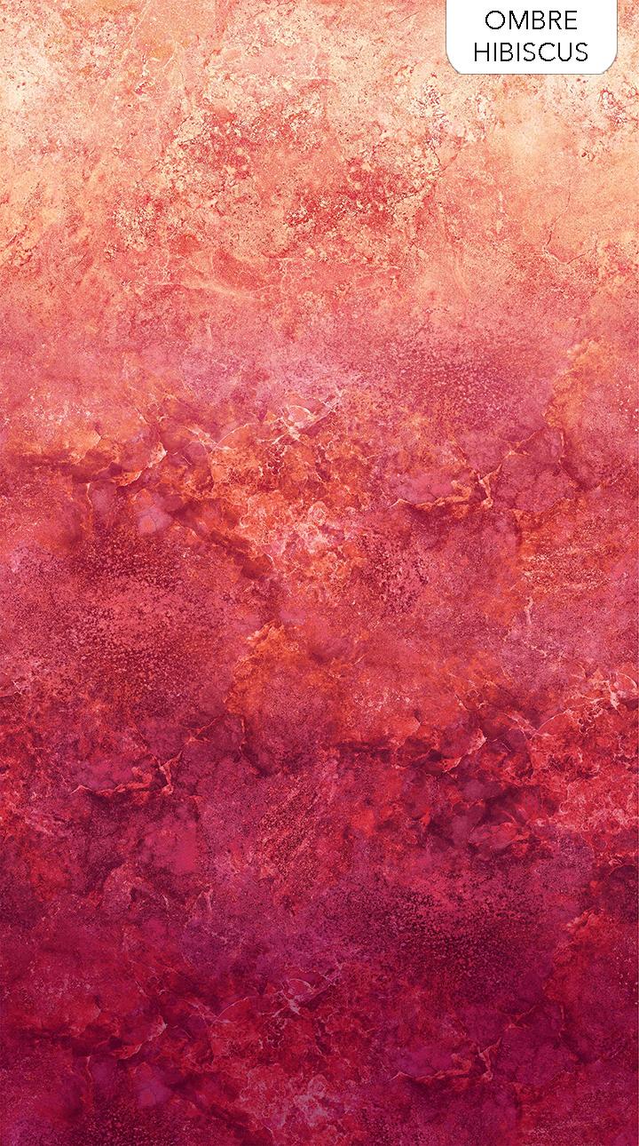 Stonehenge Ombre Hibiscus - Fabric Bash