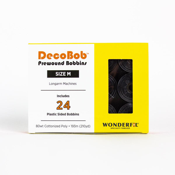 Black Deco-Bob Size M 210y