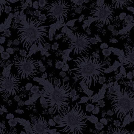 Black Floral 108"