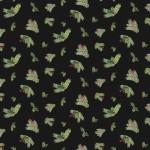 Monthly Placemats December Holly Black
