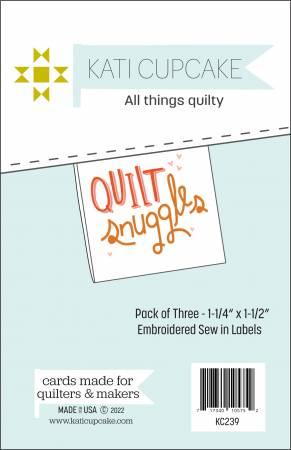 Quilt Snuggles Sew In Label