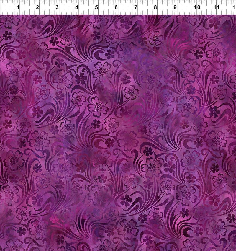 Rainbow of Jewels - Floral - Magenta