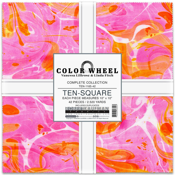 10in Squares Color Wheel, 42pcs/bundle