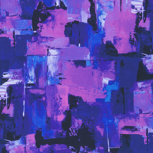 Color Wheel by Robert Kaufman Abstract Violet WELD-21618-22