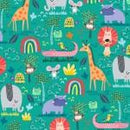 Animal Wildlife - Jade - Fabric Bash