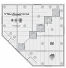Creative Grids 12in Skinny Pineapple Trim Tool - Fabric Bash