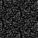 Henry Glass Black Serpentine Vine 118 Inch Quilt Back 2935W-99 - Fabric Bash