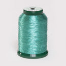 KingStar Metallic 1000 Meter Embroidery Thread - Aqua (MA11) - Fabric Bash