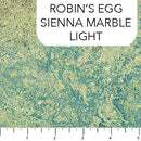 Robin's Egg Sienna Marble Light - Fabric Bash