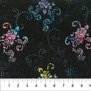 Rose Parade - Black 80636-99 - Fabric Bash