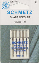 Schmetz - Sharp / Microtex Machine Needle Size 14/90 - Fabric Bash