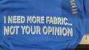T-Shirt - Your Opinion Blue - Fabric Bash